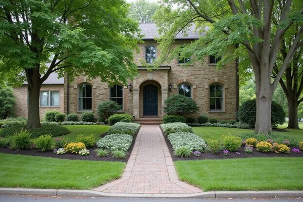 Residential landscape design with native plantings in Connecticut